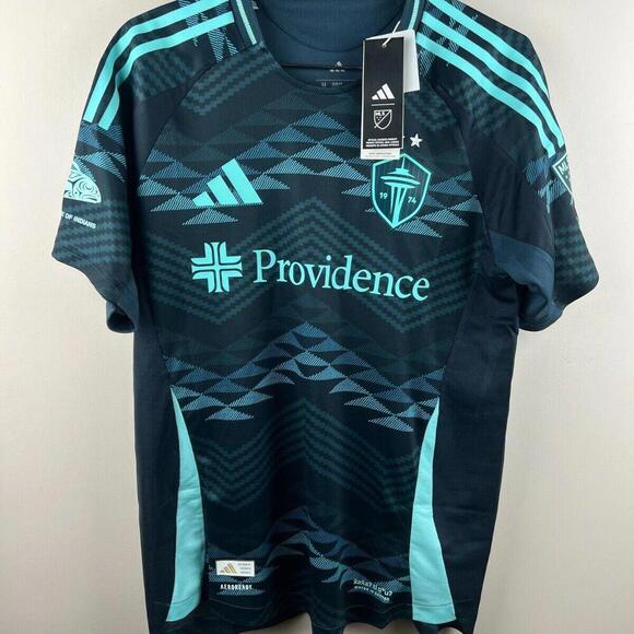 NWT MLS Adidas Seattle Sounders FC 24/25 Jersey Men's Size M  Jordan Morris #13 - Picture 1 of 9